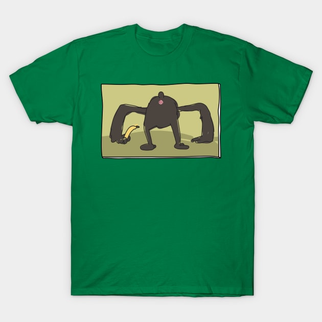 Butts Butts Butts - Monkey T-Shirt by duckandbear